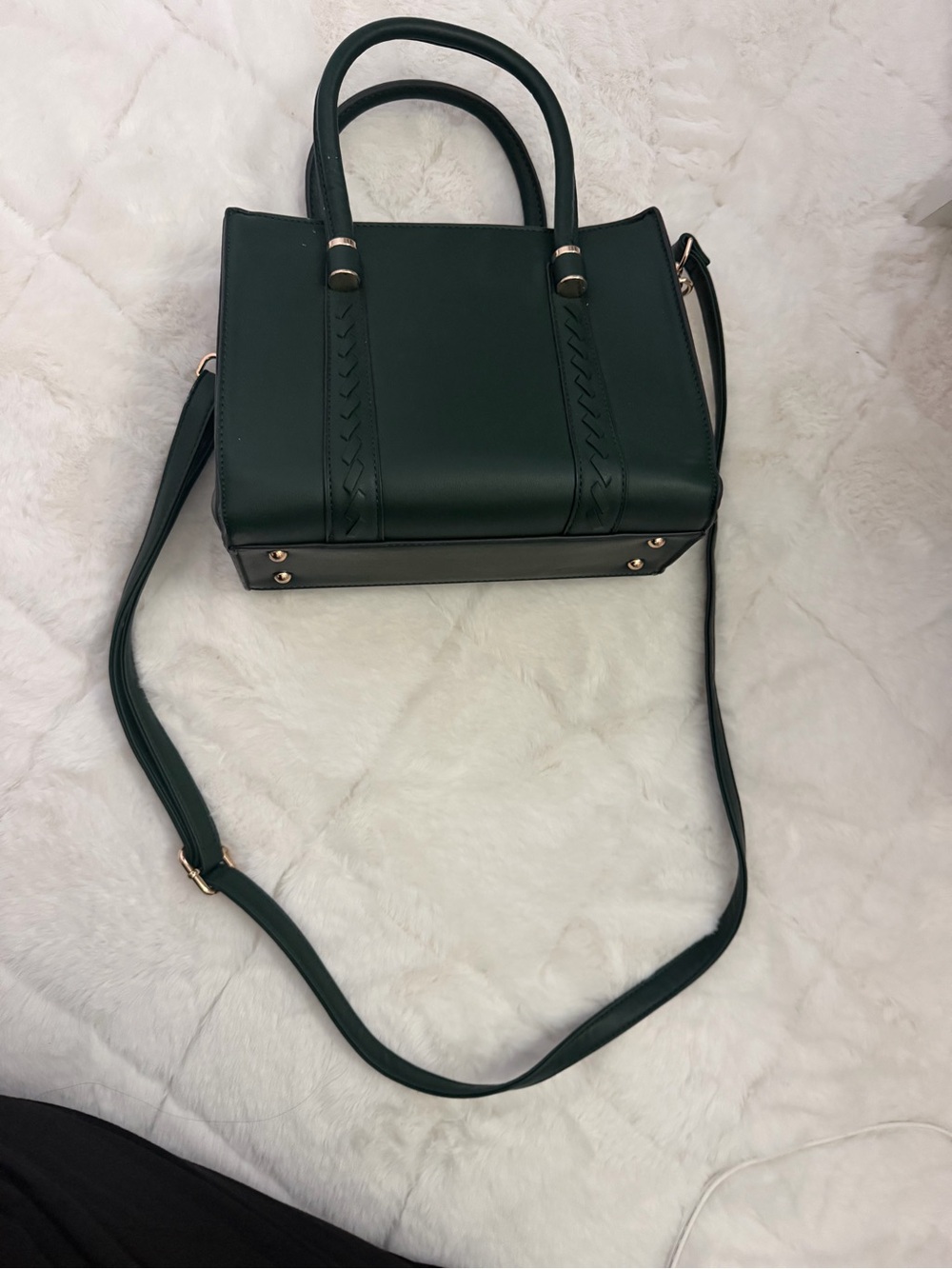 Classic Dark Green purse - Picture 3 of 4